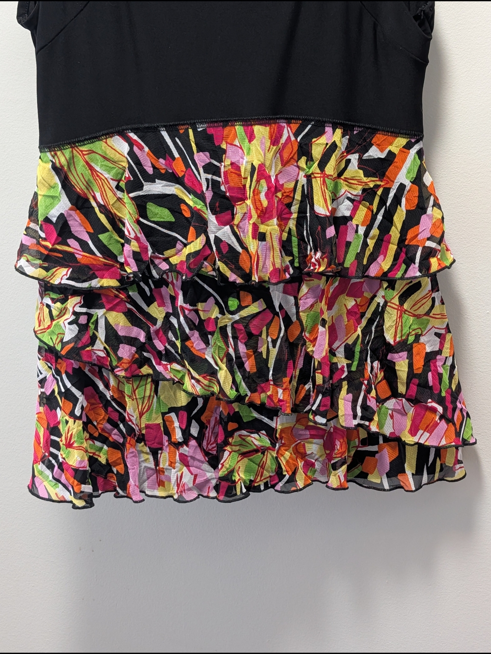 Zoé Colourful Ruffle Tank - Picture 3 of 6